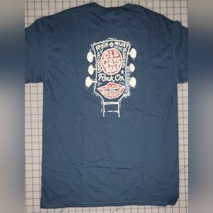 Old Guys Rule T Shirt Guitar size M mens